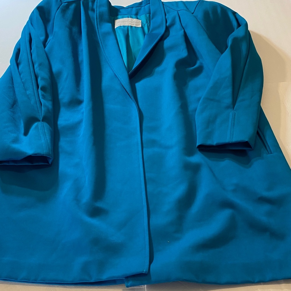 Vintage 80’s Vibrant Blue Wool Women's Coat